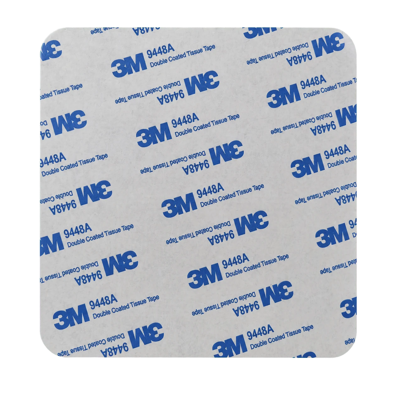 Back of the TapNTrust card with pre-applied adhesive backing